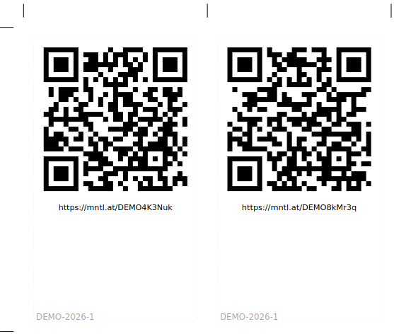 Asset tags and QR labels